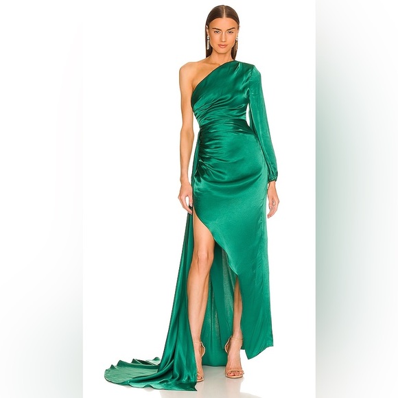 Michael Costello Dresses & Skirts - x REVOLVE Heather Gown in Green size S.
Michael Costello…NWOT